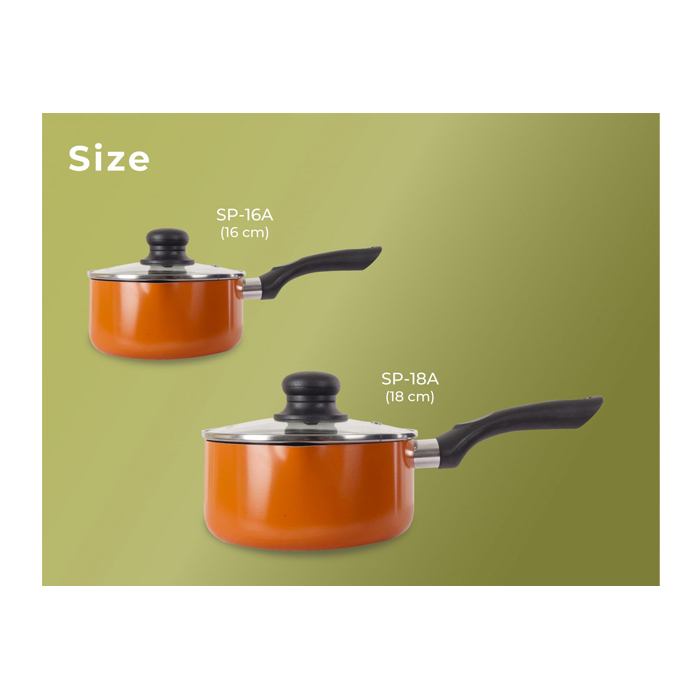 Miyako Sauce Pan 16 cm - SP16A | SP-16A 